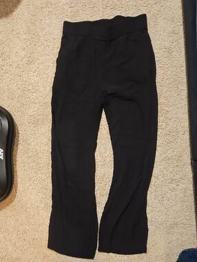 H&M Black Straight-Leg Pull-On Pants